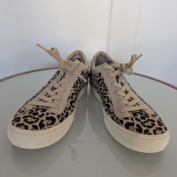 Rothy's Beige and Black Leopard Sneakers - Picture 6 of 6